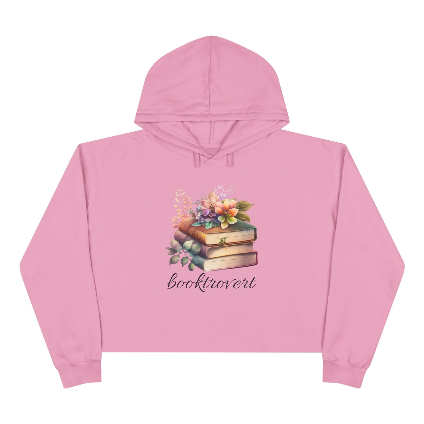 Booktrovert Cropped Hoodie - For the Book Lover in Your Life