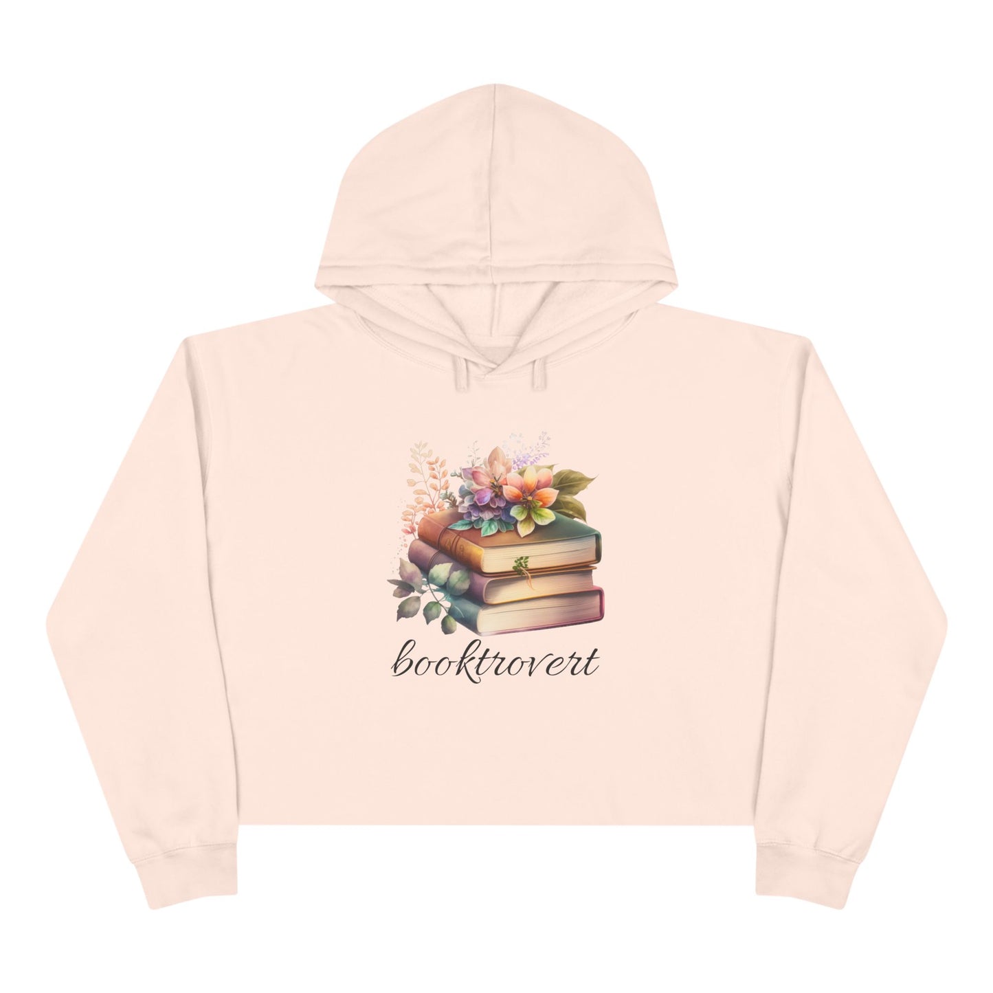Booktrovert Cropped Hoodie - For the Book Lover in Your Life