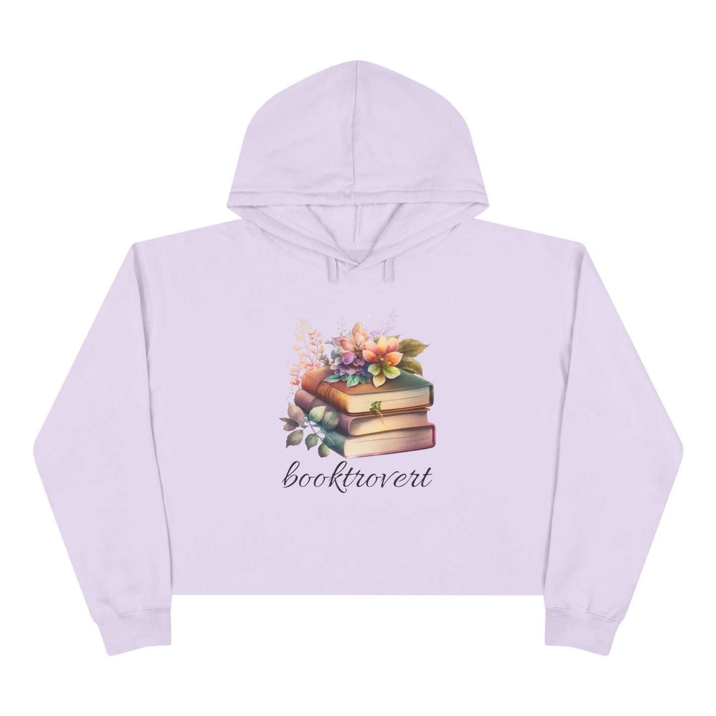 Booktrovert Cropped Hoodie - For the Book Lover in Your Life
